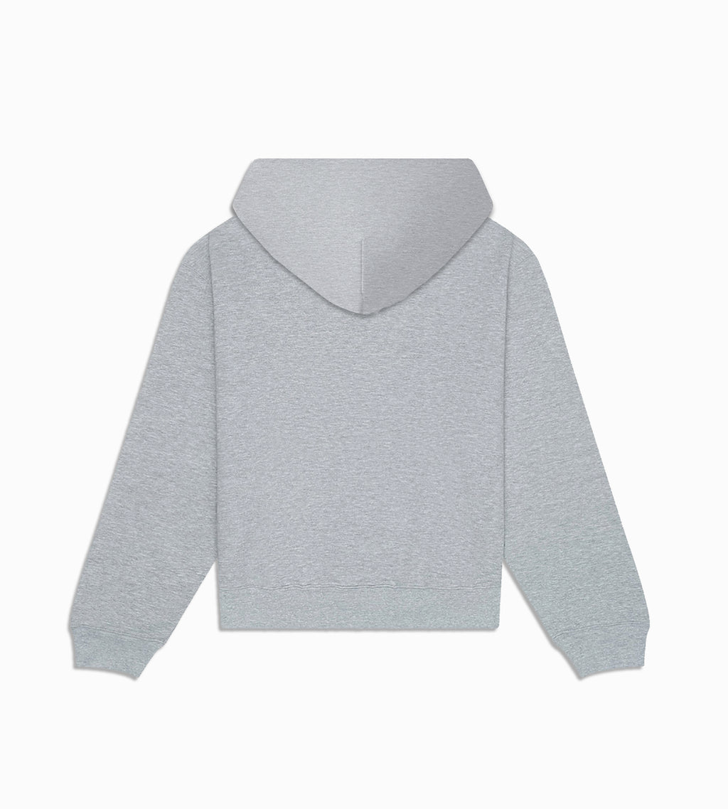 OVERSIZED SCRIPT HOODIE (STEEL GREY)